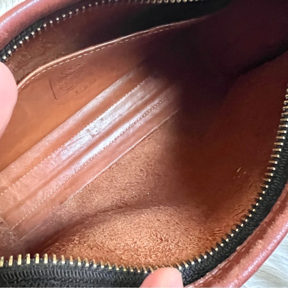 1990s COACH Vintage Austin Leather Bag Convertible Crossbody Purse Clutch USA - Picture 13 of 16